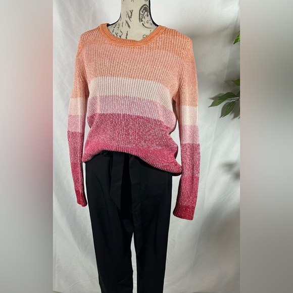 Talbots Vibrant Gradient Sweater - Picture 2 of 11